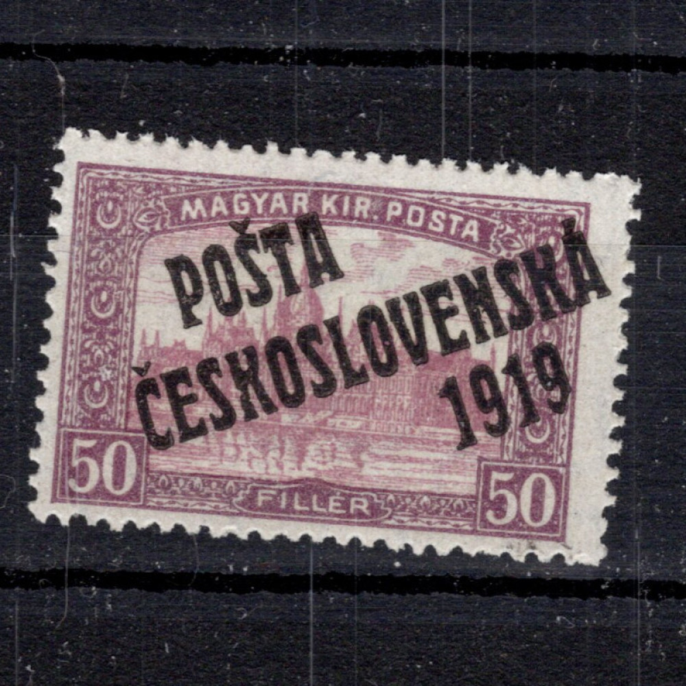 Známka ČSR, Pof.111**, II. typ, 50f Známka ČSR, Pof.111**, II. typ, 50f