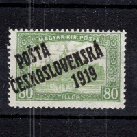 Známka ČSR, Pof.113**, I. typ, 80f