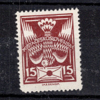 Známka ČSR, Pof.147**, 15h Známka ČSR, Pof.147**, 15h