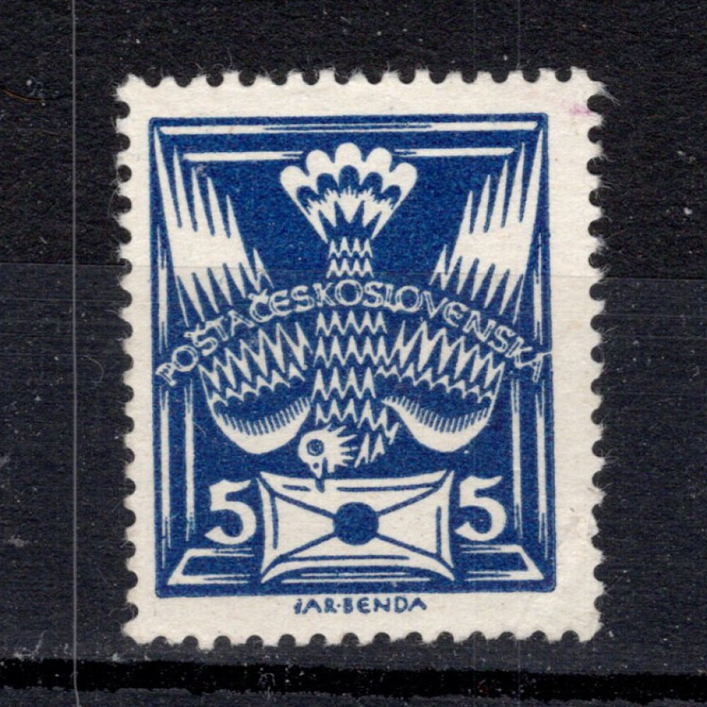 Známka ČSR, Pof.143**, 5h Známka ČSR, Pof.143**, 5h