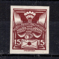 Známka ČSR, Pof.147N*, 15 h Známka ČSR, Pof.147N*, 15 h