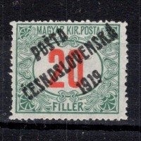 Známka ČSR, Pof.138**, II. typ, 20f Známka ČSR, Pof.138**, II. typ, 20f