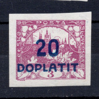 Známka ČSR, Pof.DL16**, 20 h