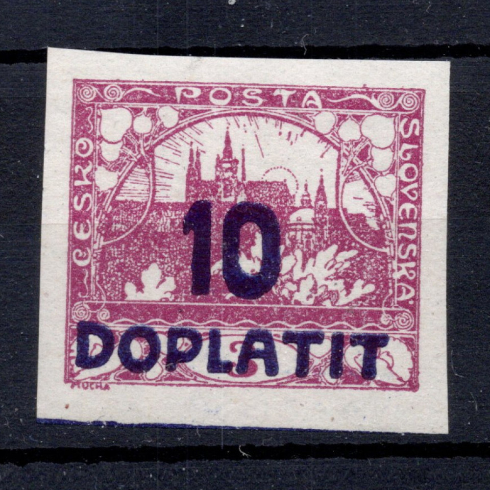 Známka ČSR, Pof.DL15**, 10 h Známka ČSR, Pof.DL15**, 10 h