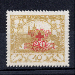 Sello Checoslovaquia, Pof.170 (Pof. 170), MNH, 40+20h