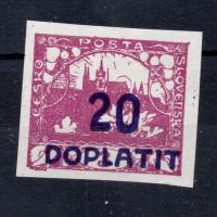 Známka ČSR, Pof.DL16**, 20 h