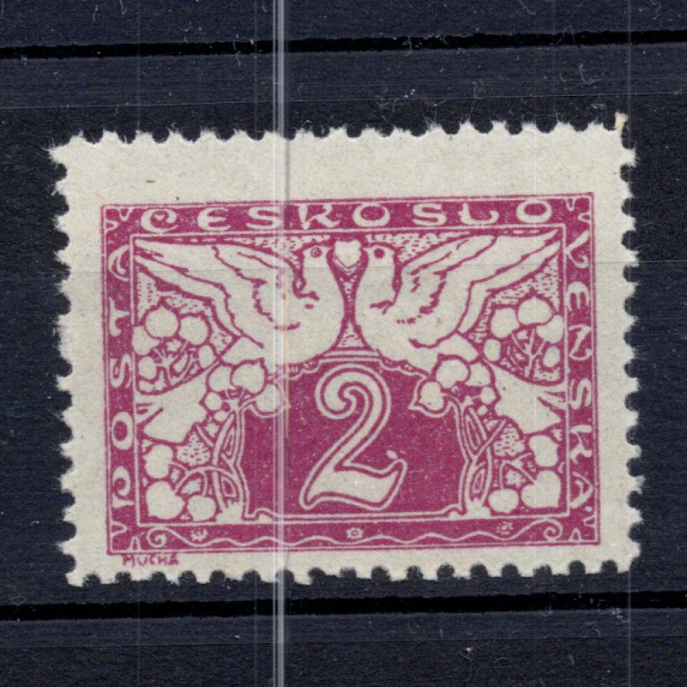 Známka ČSR, Pof.S1**, 2 h Známka ČSR, Pof.S1**, 2 h