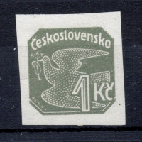Známka ČSR, Pof.NV22**, 1 Kčs Známka ČSR, Pof.NV22**, 1 Kčs