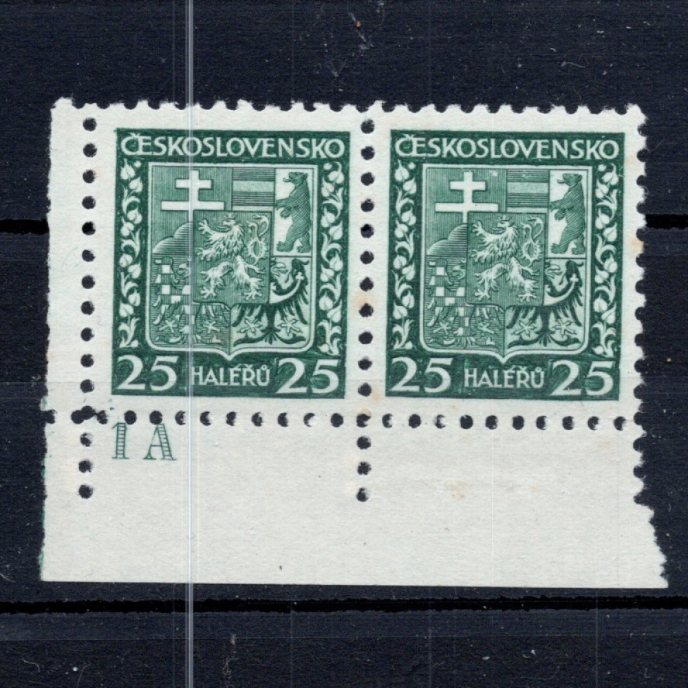 Dvojpáska ČSR, Pof.251**, 25h Dvojpáska ČSR, Pof.251**, 25h