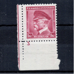Briefmarke Tschechoslowakei, Pof.303 (Pof. 303)**, 1 Kč
