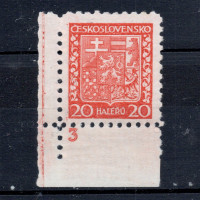 Známka ČSR, Pof.250**, 20h Známka ČSR, Pof.250**, 20h