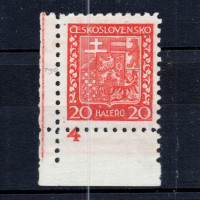 Známka ČSR, Pof.250**, 20h Známka ČSR, Pof.250**, 20h