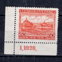 Známka s DČ ČSR, Pof.236**, 60h