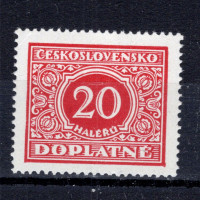 Známka ČSR, Pof.DL57**, 20 h