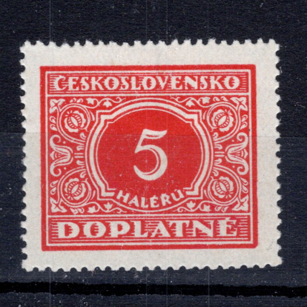 Známka ČSR, Pof.DL55**, 5 h Známka ČSR, Pof.DL55**, 5 h