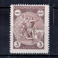 Známka ČSR, Pof.246**, 3 Kč Známka ČSR, Pof.246**, 3 Kč