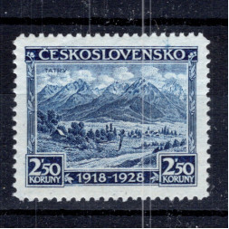Sello Checoslovaquia, Pof.240 (Pof. 240), MNH, 2,50 Kč