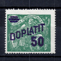Známka ČSR, Pof.DL45*, 50/500h