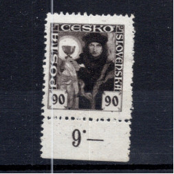Briefmarke Tschechoslowakei, Pof.163 (Pof. 163)*, 90h