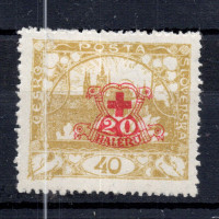 Známka ČSR, Pof.170*, 40+20h Známka ČSR, Pof.170*, 40+20h