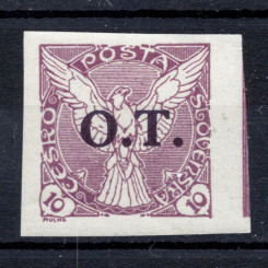 Známka ČSR, Pof.OT1*, 10h