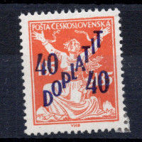 Známka ČSR, Pof.DL48*, 40/185h