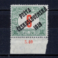 Známka ČSR, Pof.134*, IV. typ, 6f