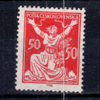 Známka ČSR, Pof.155*, 50h Známka ČSR, Pof.155*, 50h