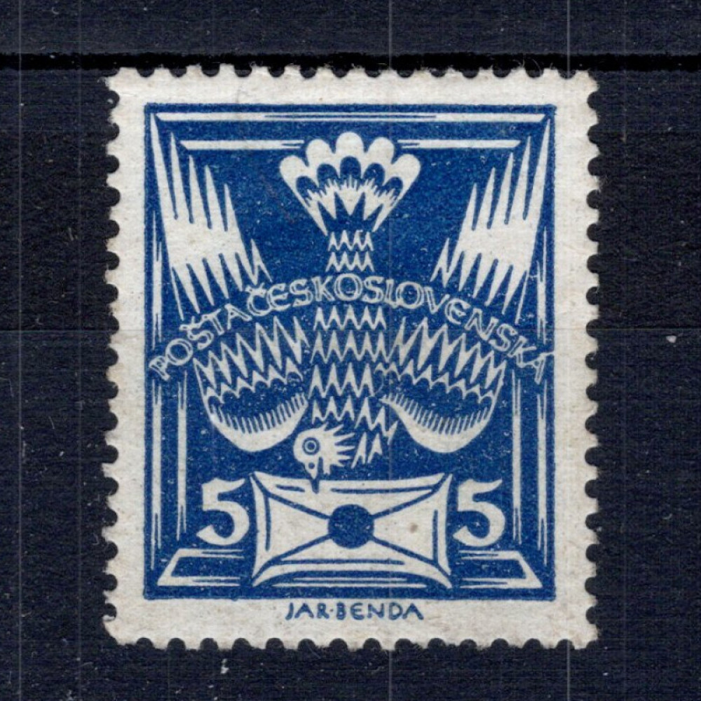 Známka ČSR, Pof.143*, 5h Známka ČSR, Pof.143*, 5h