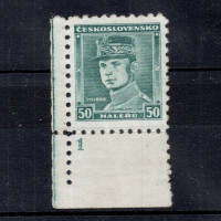 Známka s DČ ČSR, Pof.291**, 50h