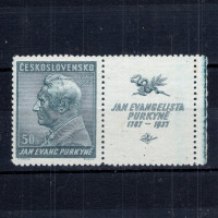 Známka s kupóny ČSR, Pof.322**, 50h