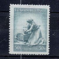 Známka ČSR, Pof.315**, 50+50h