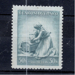 Sello Checoslovaquia, Pof.315 (Pof. 315), MNH, 50+50h