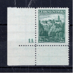 Briefmarken mit Kennzeichen Tschechoslowakei, Pof.307 (Pof. 307)**, 2 Kč