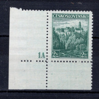 Známka s DČ ČSR, Pof.307**, 2 Kč