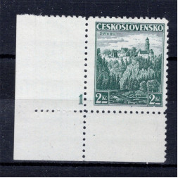 Briefmarken mit Kennzeichen Tschechoslowakei, Pof.307 (Pof. 307)**, 2 Kč