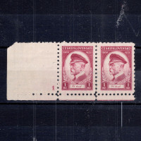 Známka s DČ ČSR, Pof.286**, 1 Kč