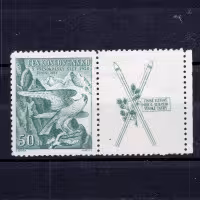 Briefmarke mit Ziefeldern Tschechoslowakei, Pof.331 (Pof. 331)*, 50h