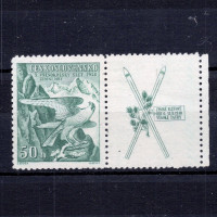 Známka s kupóny ČSR, Pof.331*, 50h