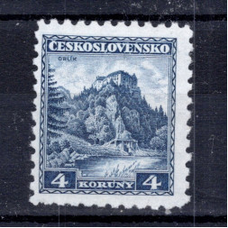 Briefmarke Tschechoslowakei, Pof.266 (Pof. 266)*, 4 Kč