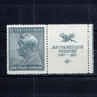 Známka s kupóny ČSR, Pof.322*, 50h