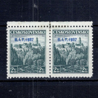 Dvojpáska ČSR, Pof.328*, 2 Kč