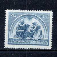 Známka ČSR, Pof.317*, 2 Kč + 50h