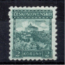 Selo Tchecoslováquia, Pof.221 (Pof. 221), MH, 2 Kč