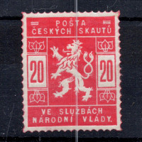 Známka ČSR, Pof.SK2a*, 20h