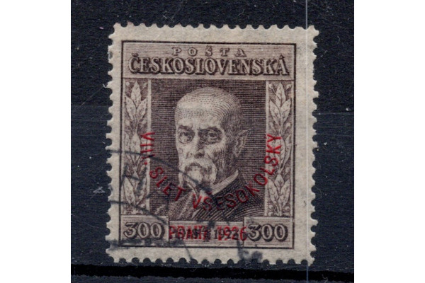 Známka ČSR, Pof.186#, 300h