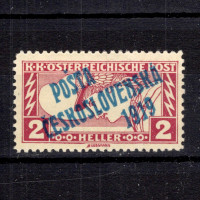 Briefmarke Tschechoslowakie, Pof.58A (Mi. 70)*, 5h