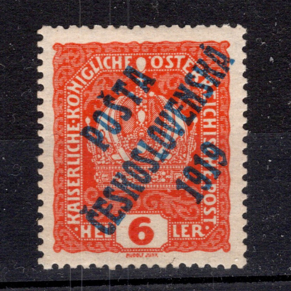 Selo Tchecoslováquia, Pof.35 (Mi. 42), MH, 6h