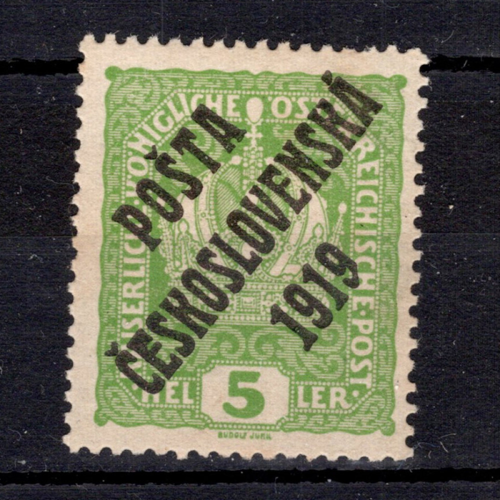 Briefmarke Tschechoslowakie, Pof.34 (Mi. 41)*, 5h