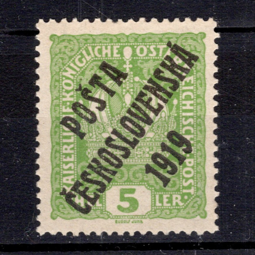 Selo Tchecoslováquia, Pof.34 (Mi. 41), MH, 5h